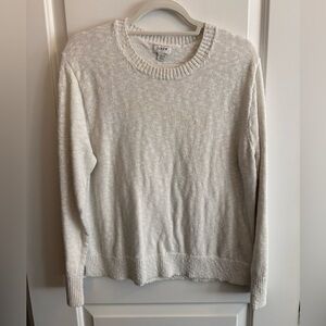 J. Crew White Sweater